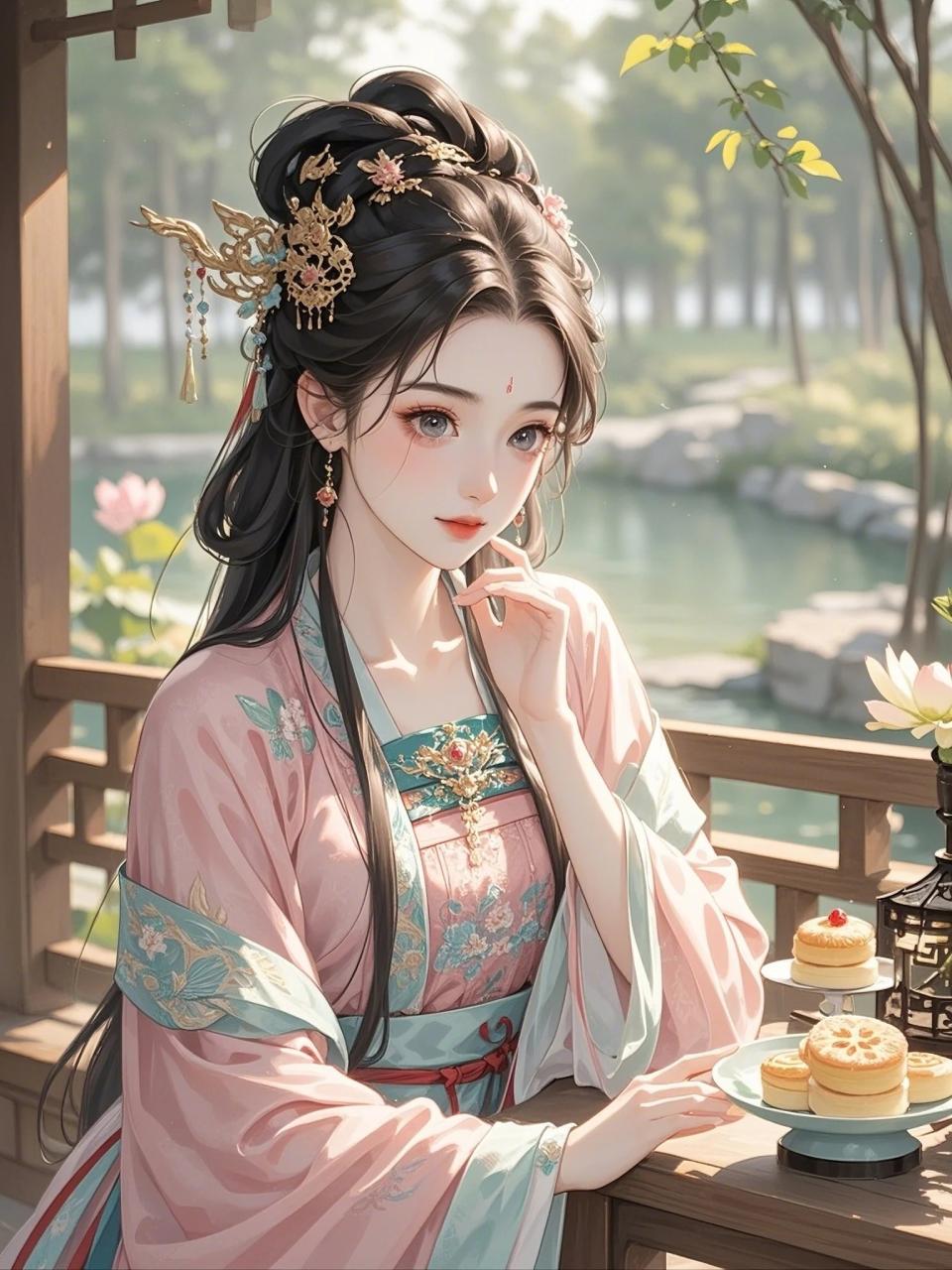 半卷书残烛影深