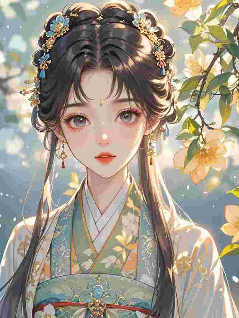 静观落花纷飞尽